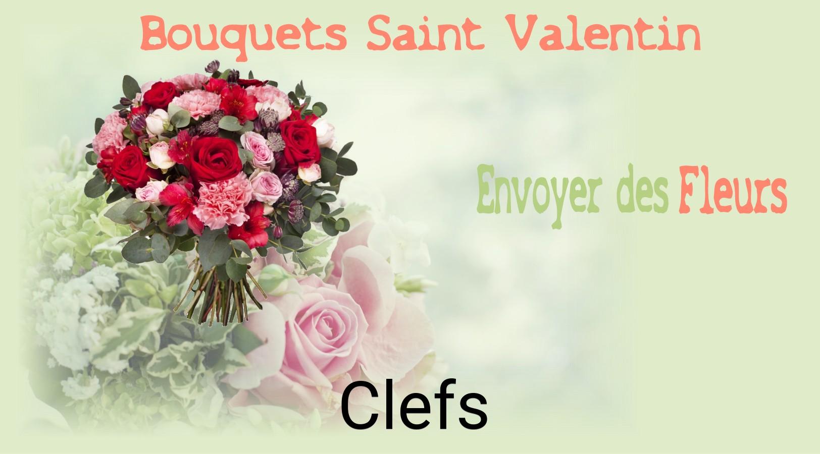 Roses de Saint-Valentin livrées à Clefs